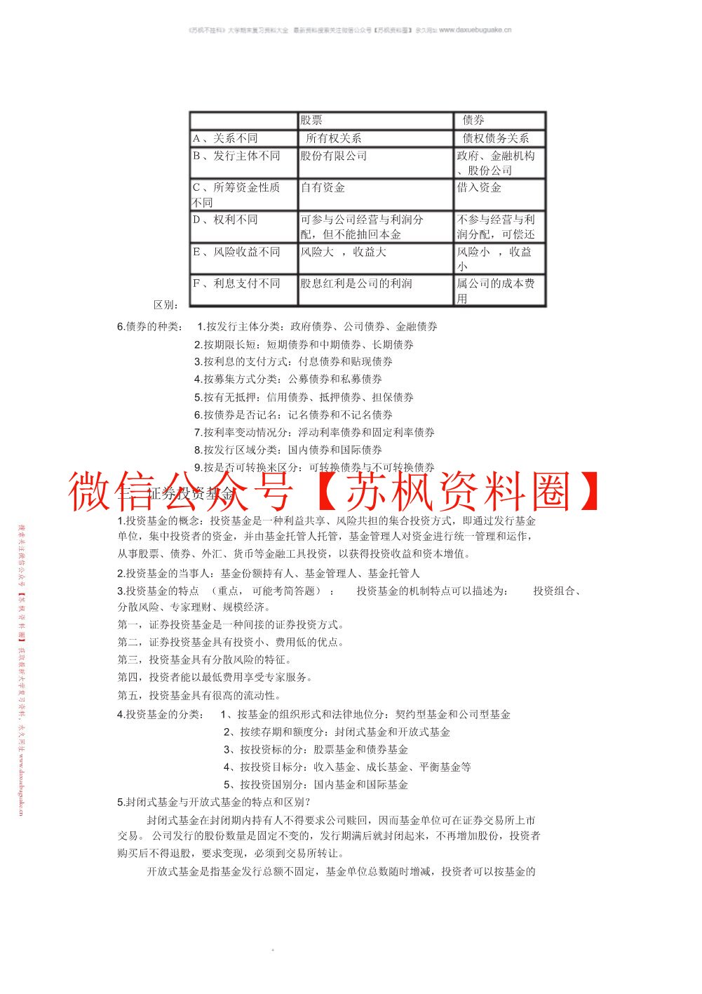 证券投资学